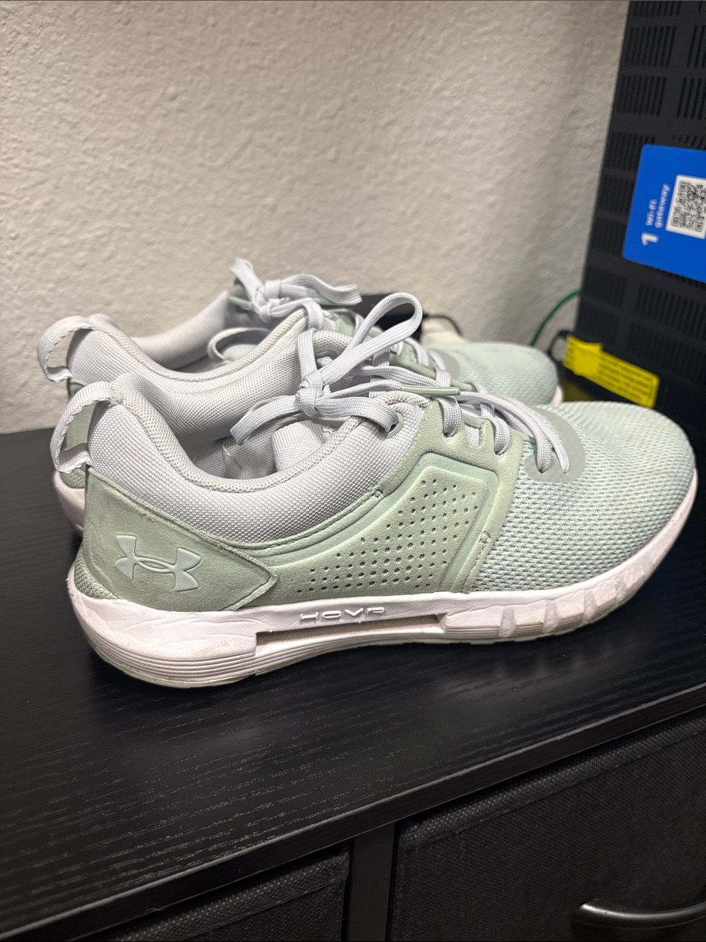 Under Armour Women's Mint and White Athletic Training Shoes